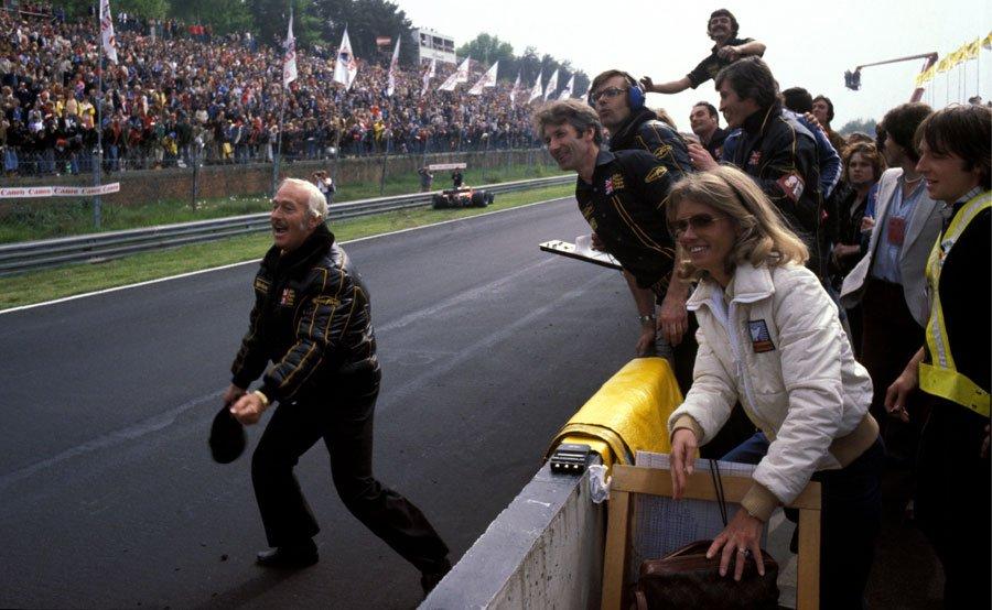 Colin Chapman and Barbro Peterson.