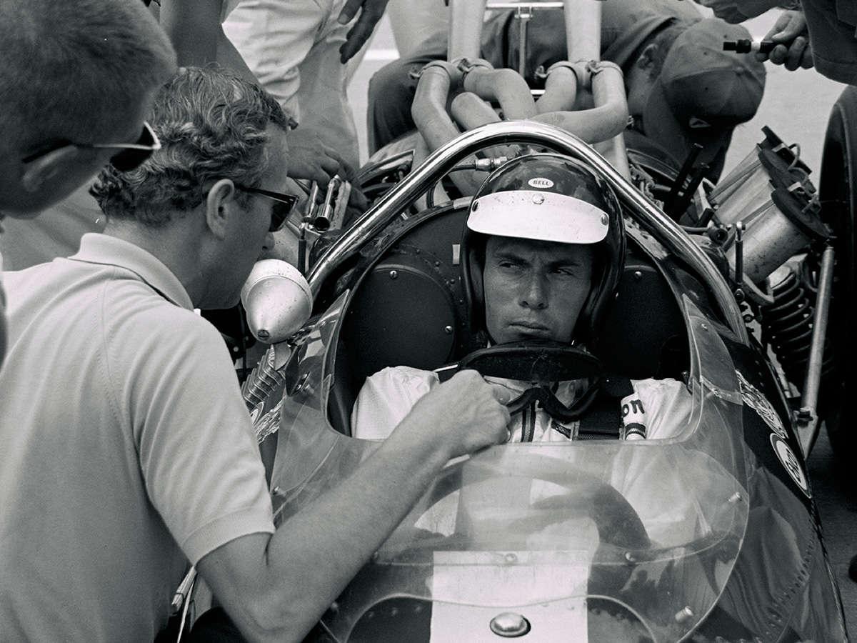 Jim Clark and Colin Chapman.